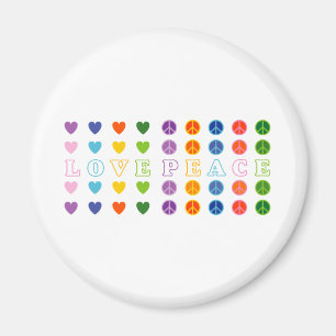 Liebe und Frieden (02) Magnet