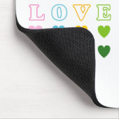 Liebe und Frieden (02) Mousepad (Ecke)