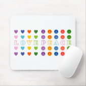Liebe und Frieden (02) Mousepad (Mit Mouse)