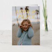 Liebe und Frieden 8 Foto gefalteter Goldschmied (Vorderseite)