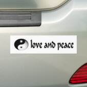 Liebe und Frieden Autoaufkleber (Auf Auto)