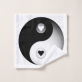Liebe und Frieden Badhandtuch Set (Waschlappen)