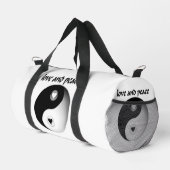 Liebe und Frieden Duffle Bag (Rechte Ecke)