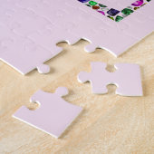 Liebe und Frieden - Gemstone Lettern Design Puzzle (Seite)