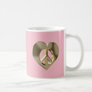 Liebe und Frieden Kaffeetasse