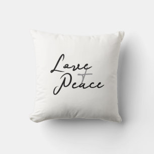 Liebe und Frieden Kissen