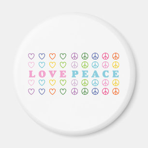 Liebe und Frieden Magnet
