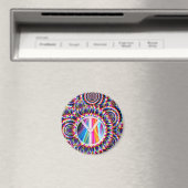 Liebe und Frieden Magnet (In Situ (Geschirrspüler))