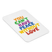 Liebe und Frieden Magnet (Rechte Seite)