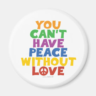Liebe und Frieden Magnet