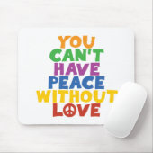 Liebe und Frieden Mousepad (Mit Mouse)