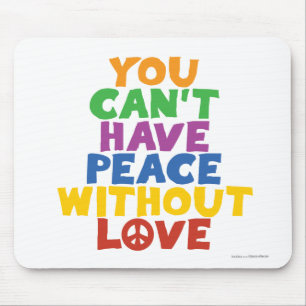 Liebe und Frieden Mousepad