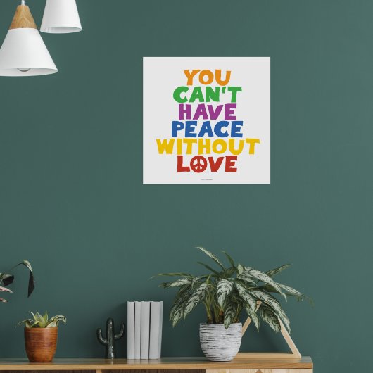 Liebe und Frieden Poster (Wohnzimmer 1)