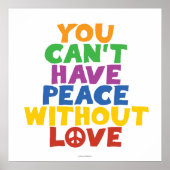Liebe und Frieden Poster (Vorne)