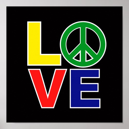 Liebe und Frieden Poster (Vorne)