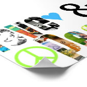 Liebe und Frieden Poster (Ecke)