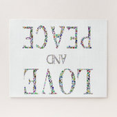 Liebe und Frieden Puzzle (Horizontal)