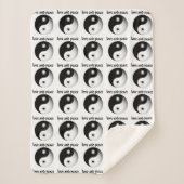 Liebe und Frieden Sherpadecke (Vorderseite)