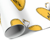 Liebe und Frieden stimulieren ・ Gelb ・ Geschenkpapier (Rolleneckpunkt)