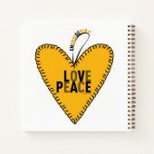 Liebe und Frieden stimulieren ・ Gelb ・ Notizblock (Rückseite)