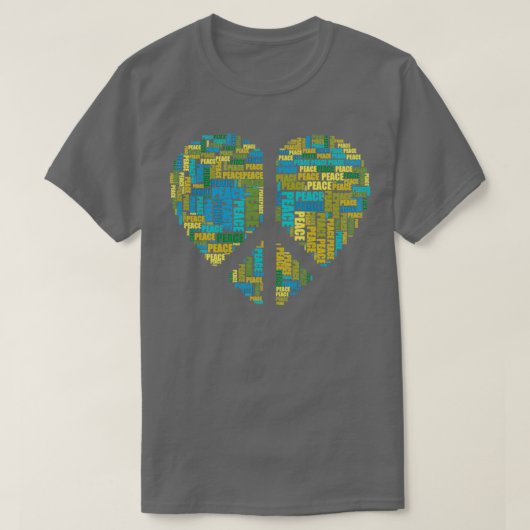Liebe und Frieden T-Shirt (Design vorne)