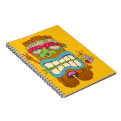 Liebe und Frieden, Tiki Hippie, Funny Notizblock (Rechte Seite)