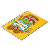 Liebe und Frieden, Tiki Hippie, Funny Notizblock (Linke Seite)