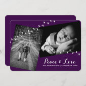 Liebe und Frieden Weihnachten Fotos Runded Edges L (Vorne/Hinten)