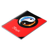 Liebe und Frieden Yin-Yang Notizblock (Linke Seite)