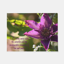 Liebe und Friedenstür-Matte Fußmatte