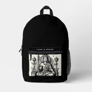 Liebe und friedliche Ruhe Bedruckter Rucksack