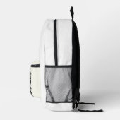 Liebe und friedliche Ruhe Bedruckter Rucksack (Rechts)