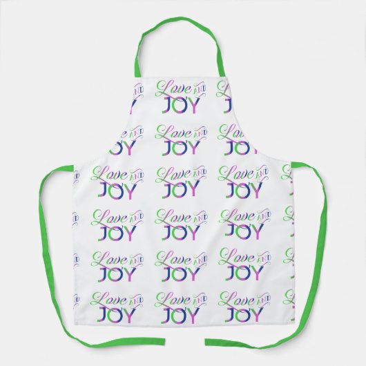 Liebe und fröhliche Schürze (Vorderseite)