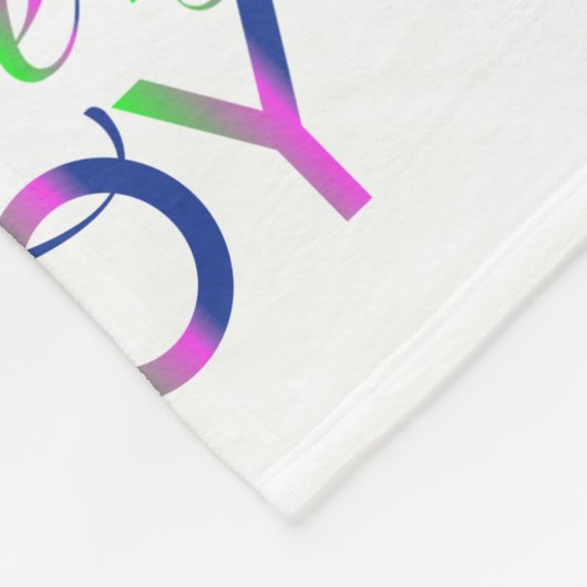 Liebe und fröhliches Fleeceblanket Fleecedecke (Ecke)