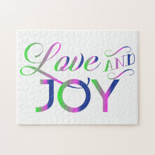 Liebe und fröhliches Jigsaw Puzzle