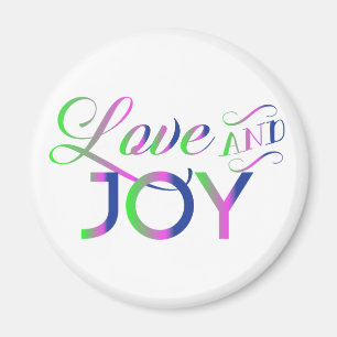 Liebe und fröhliches Magnet