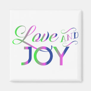 Liebe und fröhliches Magnet