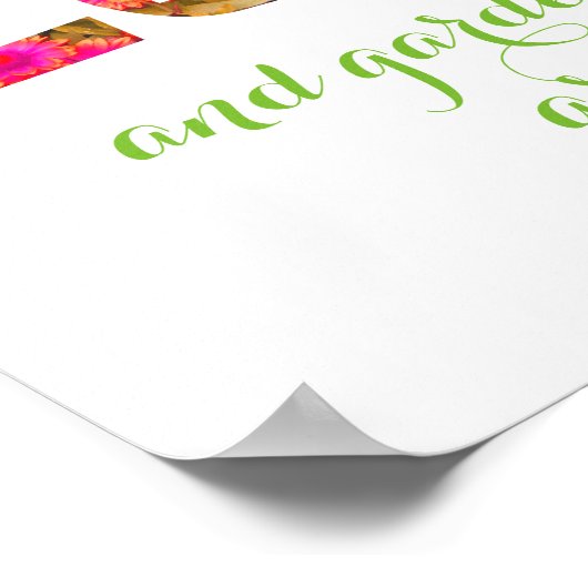 Liebe- und Gärtnerposter für Gärtner Poster (Ecke)