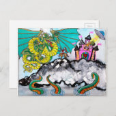 Liebe und Gefahren Postkarte (Vorne/Hinten)