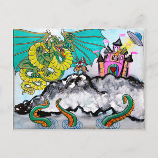 Liebe und Gefahren Postkarte