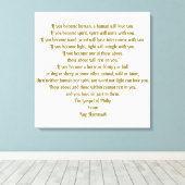 Liebe und Geist Leinwanddruck (Insitu (Holzboden))