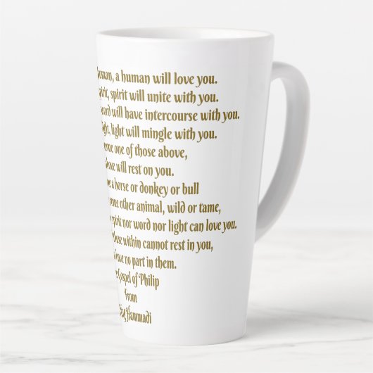 Liebe und Geist Milchtasse (Rechte Ecke)