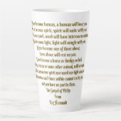 Liebe und Geist Milchtasse (Vorderseite)