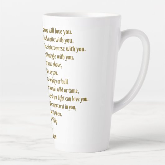 Liebe und Geist Milchtasse (Rechts)