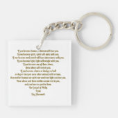 Liebe und Geist Schlüsselanhänger (Rückseite)