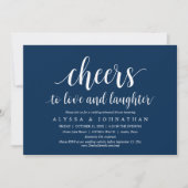 Liebe und Gelächter, Hochzeitsfeier, Probe Einladung (Vorderseite)