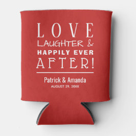 Liebe und Gelächter ROT Dosenkühler