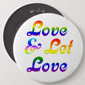 LIEBE UND GELASSEN LIEBE BUTTON (Vorne & Hinten)