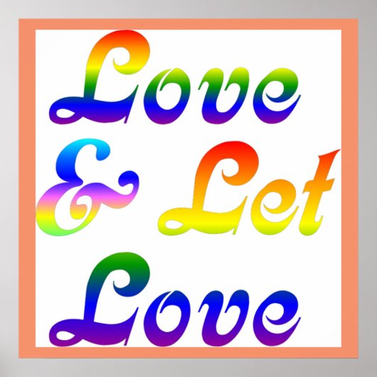 LIEBE UND GELASSEN LIEBE POSTER (Vorne)