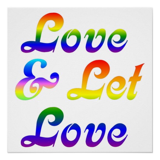 LIEBE UND GELASSEN LIEBE POSTER (Vorderseite)